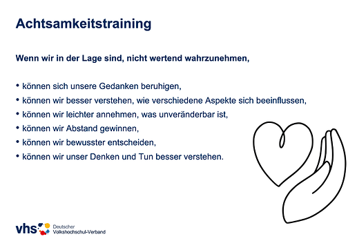Achtsamkeitstraining
